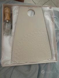 Tagliere in ceramica Clara Luna con coltello