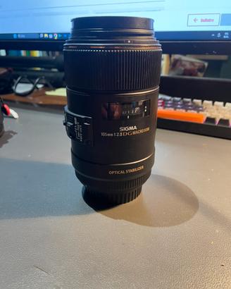 Sigma 105 2.8 macro per canon