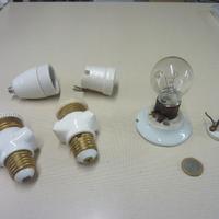 Portalampade in ceramica - Vintage