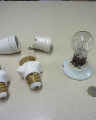 Portalampade in ceramica - Vintage