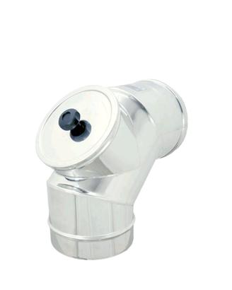 Curva 90° con ispezione coibentata 100