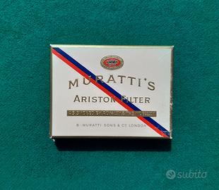 Scatola Muratti’s Ariston filter cartone vintage
