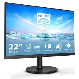 Philips Monitor 221v8 22 pollici 1920x1080, FHD
