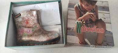 Naturino stivaletto tronchetto  bambina in pelle
