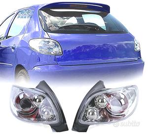 FANALI PEUGEOT 206 98-09 FONDO CROMATO