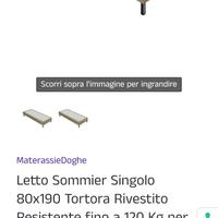 letto sommier