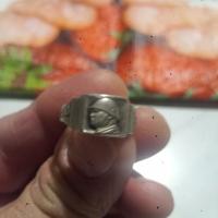 anello 2guerra mondiale in argento