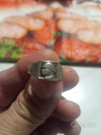 anello 2guerra mondiale in argento
