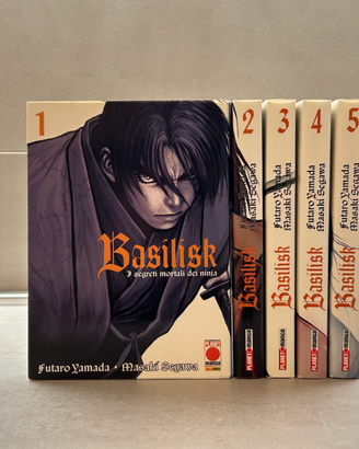 Manga BASILISK 1/5 serie completa - panini comics