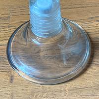 VECCHIO ISOLATORE  LINEA ELETTRICA IN VETRO USATO