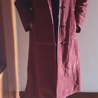 Cappotto lungo pelle vintage C&A