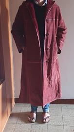 Cappotto lungo pelle vintage C&A