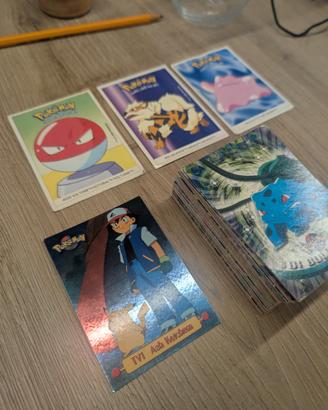 lotto carte Pokemon TOPPS vintage 99/00 + omaggio