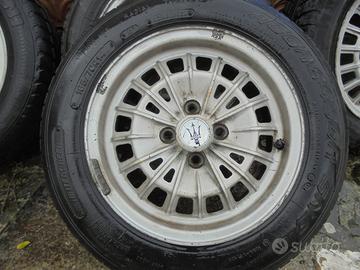 5 cerchi in lega Maserati biturbo originali