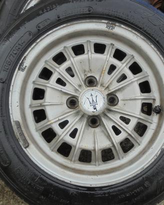 5 cerchi in lega Maserati biturbo originali
