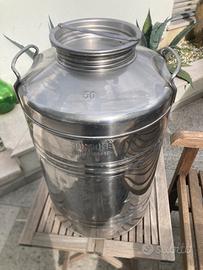 Fusto Sansone 50 litri in acciaio inox