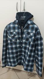 Giubbino a camicia con cappuccio 
