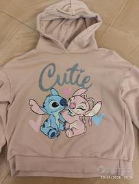 felpa bambina Stitch 9 anni 