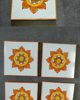 F.De Maio, piastrelle decori artigianali, 20x20cm
