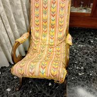 poltrona a dondolo da tappezzare