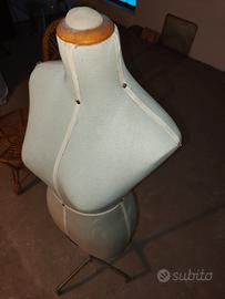 manichino da sarta d'epoca vintage 