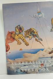 Set 4 stampe artistiche del periodo surrealista