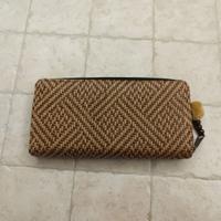 Borsello Donna Marrone con strisce e zip