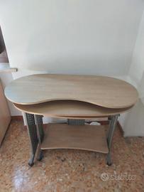 Scrivania Salvaspazio e Coppia Comodini legno