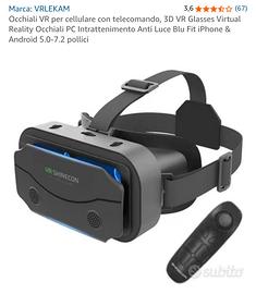 Visore Vr per cellulare con telecomando 