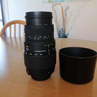 obiettivo sigma DG 70/300  nikon 