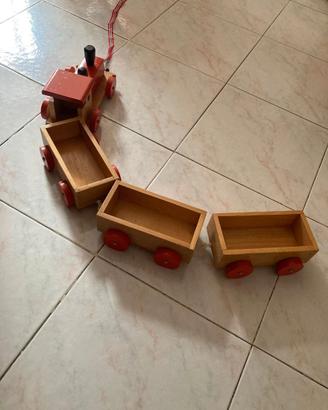 trenino legno