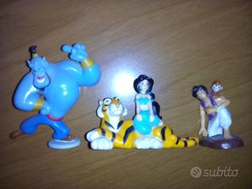 Aladdin Genio Jasmine Rajah Disney 1992 figures