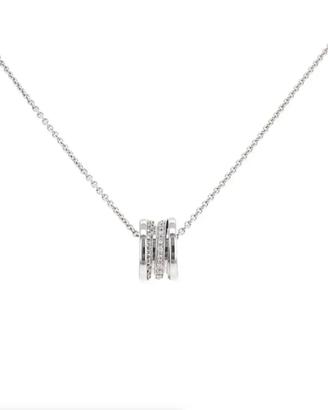 Collana Bulgari B.zero1 in oro bianco con diamanti