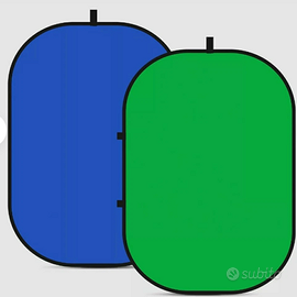 Neewer Sfondo  Verde/Blu Pieghevole 150x200cm