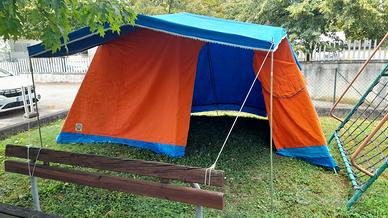 tenda da campeggio canadese vintage 2x4  max 4 x 3