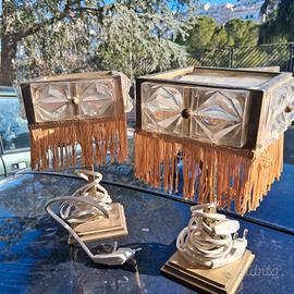 coppia di lampade originale space age