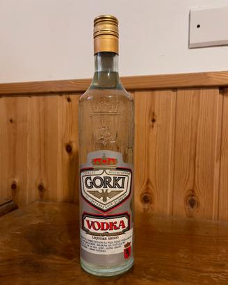 Vodka Gorki vintage anni 70 collezione