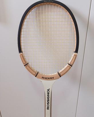 Rossignol Radian wooden tennis racket Vintage 1979