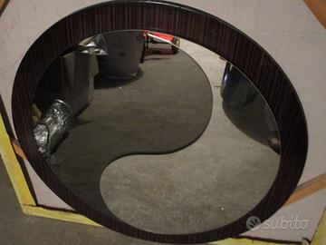 specchiera  design yin e yang  vintage