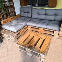 Set da giardino con bancali