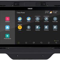 TOUCH SCREEN DOMOTICO VIMAR+PLACCA BIANCO DIAMANTE