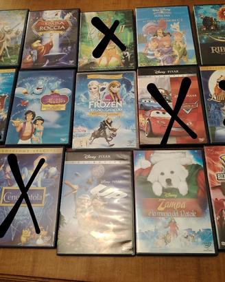 dvd cartoni animati film Disney da 1 a 5 euro 