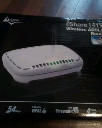 Router Altlantis Land Webshare 141W Wireless ADSL+