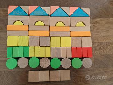 mattoncini legno bambini 