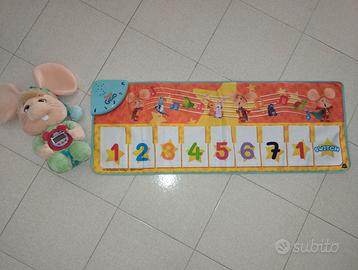 Topo Gigio tappeto musicale e peluche orologio