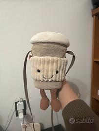 Jellycat cup bag, borsa di coffee to go