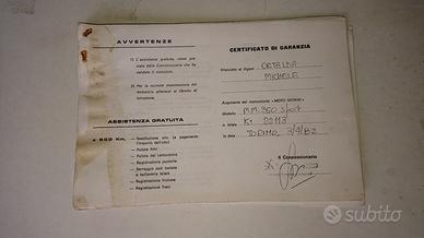 Moto Morini 350 Sport (Certificato)