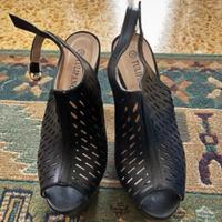 Tacchi sandali con plateau