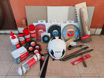 Kit vari attrezzi per rinnovo campionatura