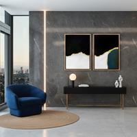Set 2 Quadri Astratti Moderni